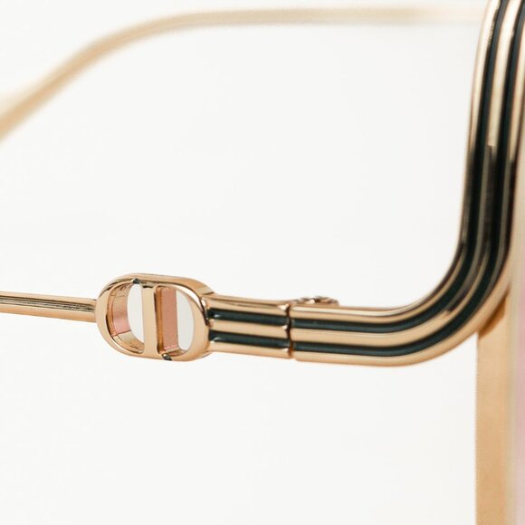 Christian Dior EverDior S1U Gold-Tone Square Sunglasses - Picture 6 of 11